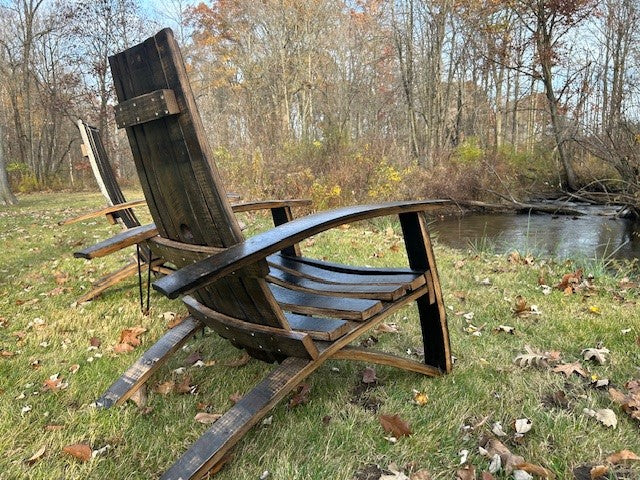 Bourbon Barrel Patio Chair Set