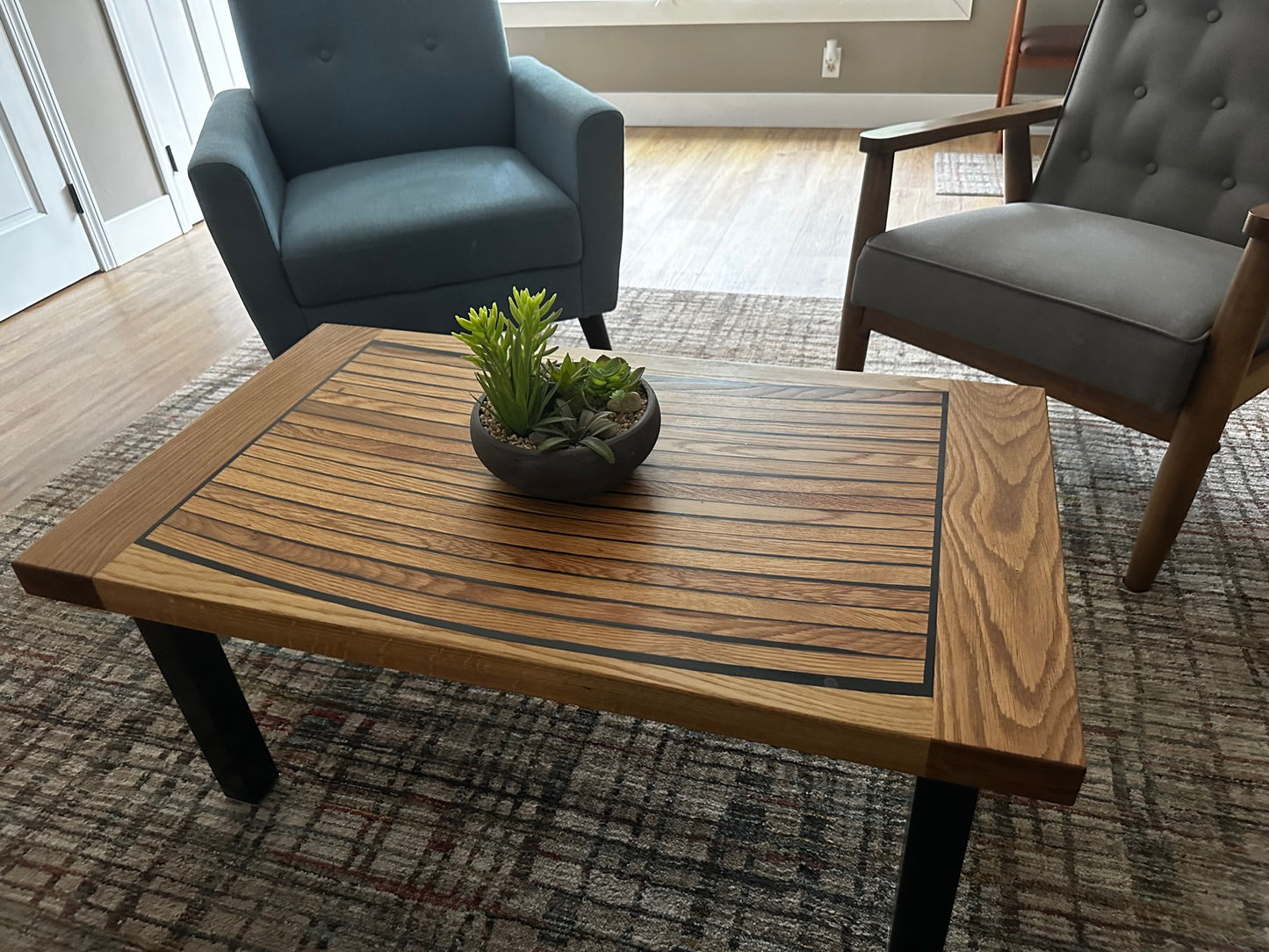 Bourbon Stave Coffee Table