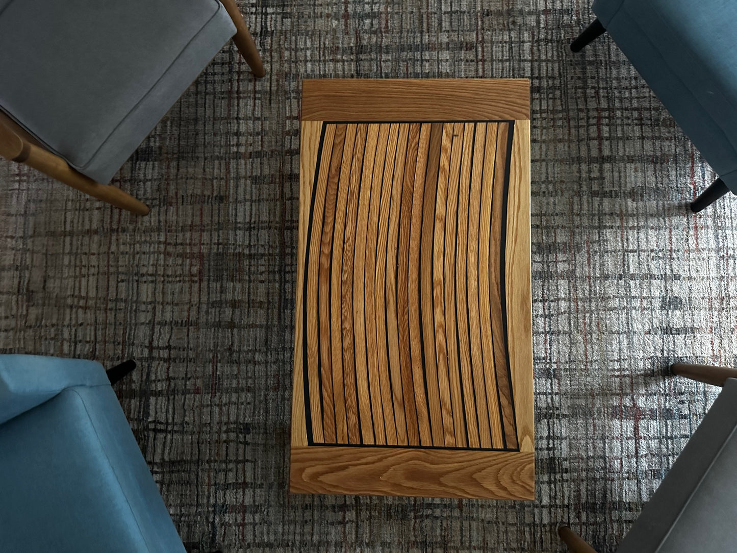 Bourbon Stave Coffee Table