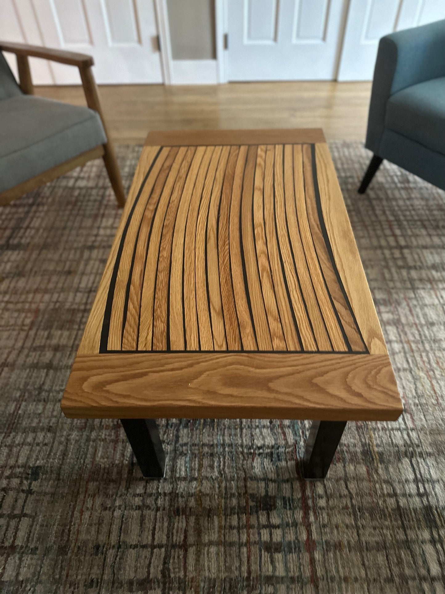 Bourbon Stave Coffee Table