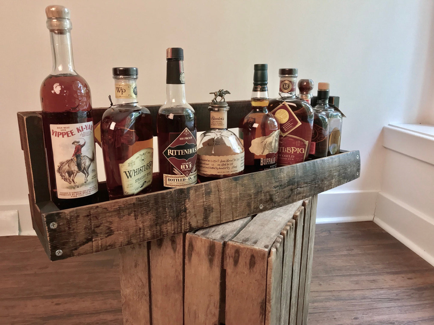 Bourbon/Whiskey Shelf-Exposed Hardware
