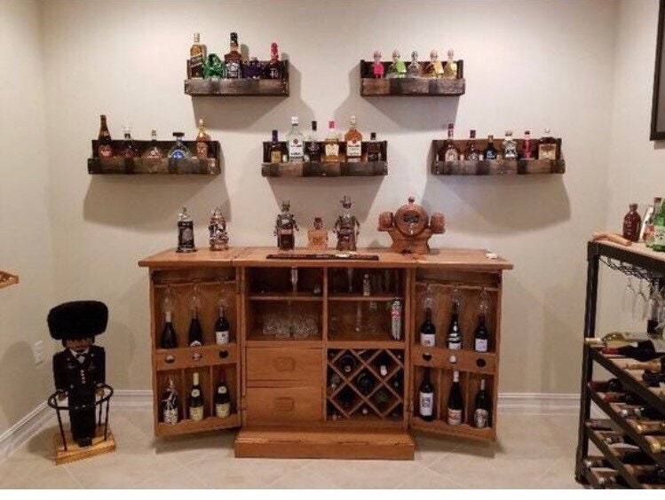 Bourbon/Whiskey Shelf-Exposed Hardware