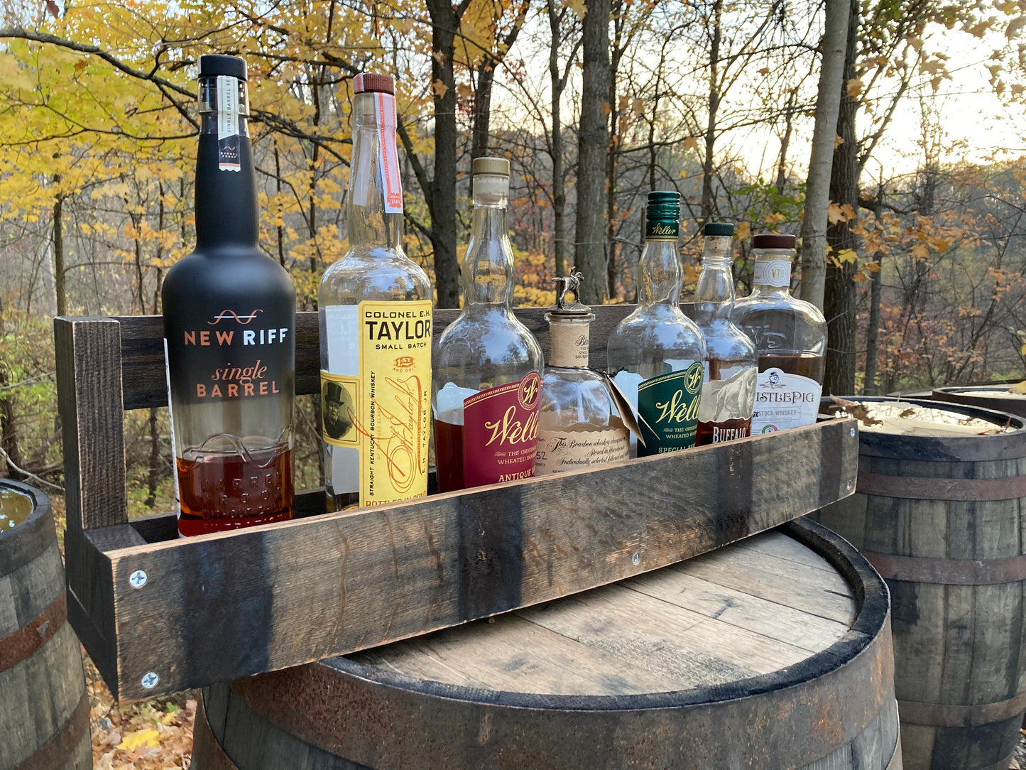 Bourbon/Whiskey Shelf-Exposed Hardware