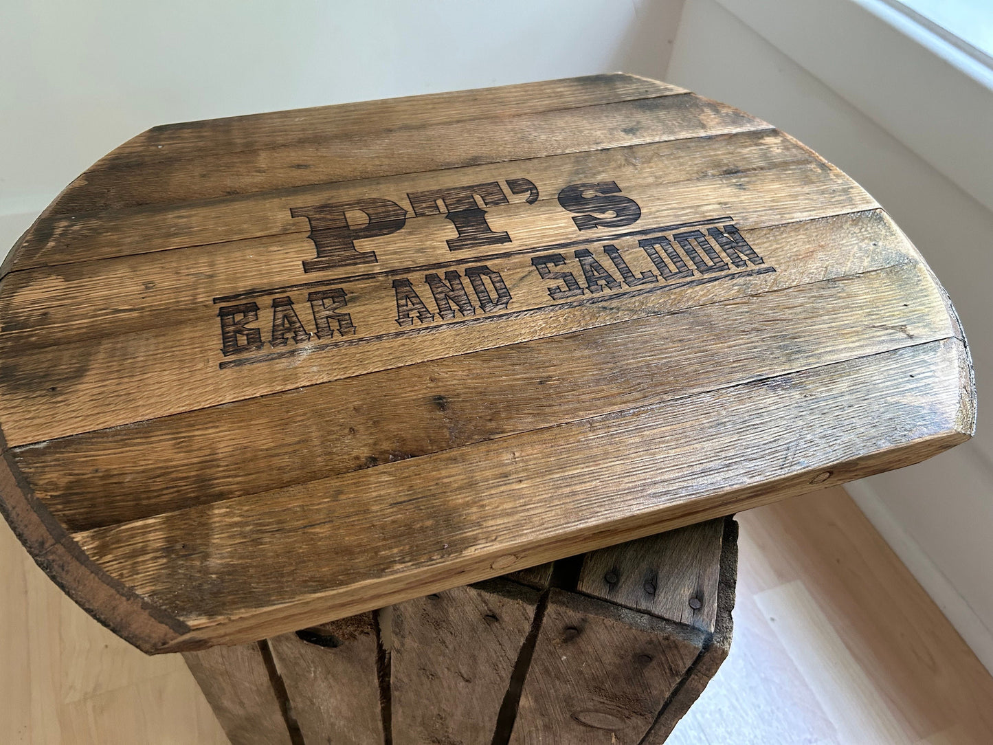 Personalized Bourbon Head Serving Tray
